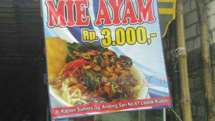 Viral, Mie Ayam Rp3.000 Andongsari Jadi Incaran